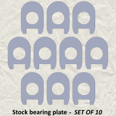 Remington 870, 1100, 11-87, and others - stock bearing plate, set of 10